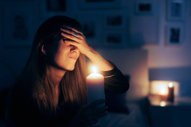 Mujer sin luz